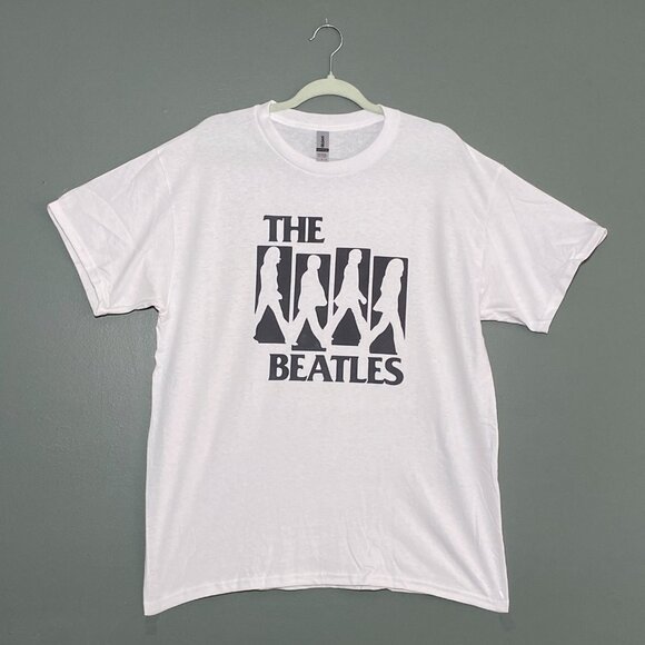 Abbey Road Crosswalk The Beatles Handmade Custom Shirt Sublimation Rock n Roll L - Picture 4 of 9